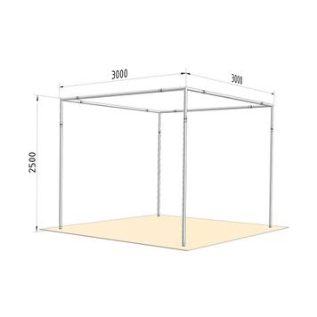 Estand de feria FD 31 – 3.000 × 3.000 mm