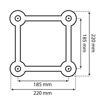 Estand de feria FD 24, sistema truss– 5000 × 4000 mm